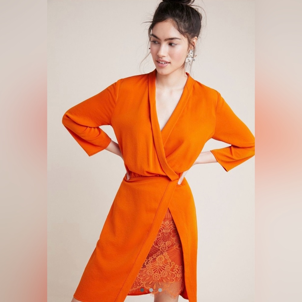 Naomi surplice dress